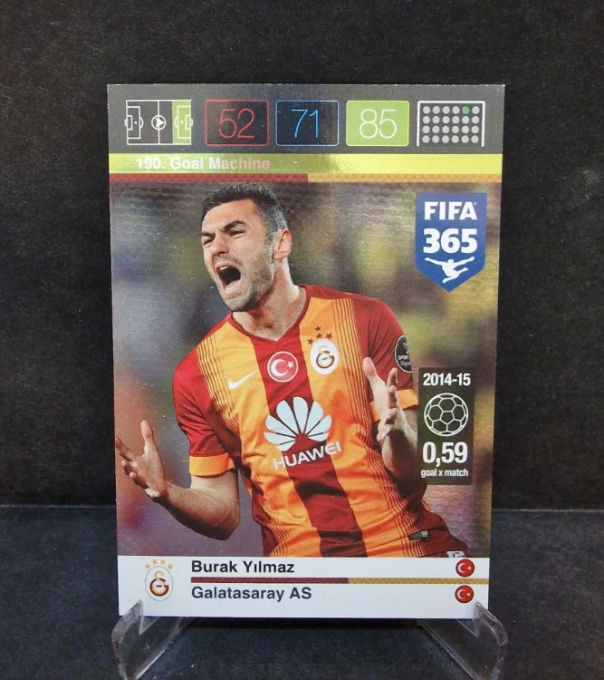 2015-16 Panini Fifa 365 Burak Yilmaz 190 Galatasaray /PF12