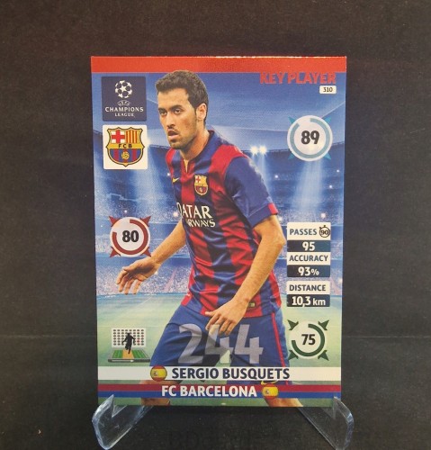 2014-15 Panini Champions League Busquets Fc Barcelona /OC10
