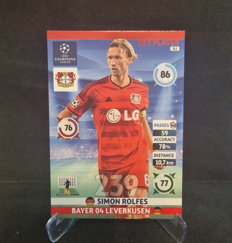 2014-15 Panini Champions League Simons Rolfes Bayer Leverkusen /OC9