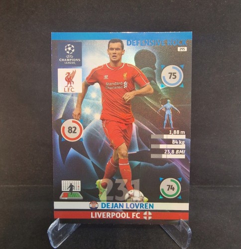 2014-15 Panini Champions League Dejan Lovren Liverpool /OC8