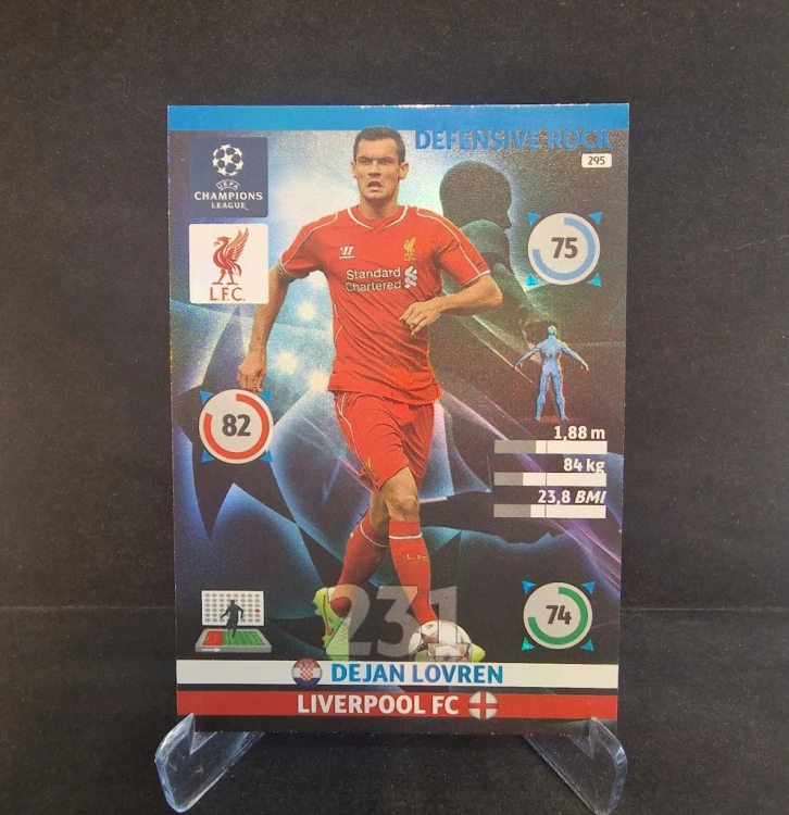 2014-15 Panini Champions League Dejan Lovren Liverpool /OC8