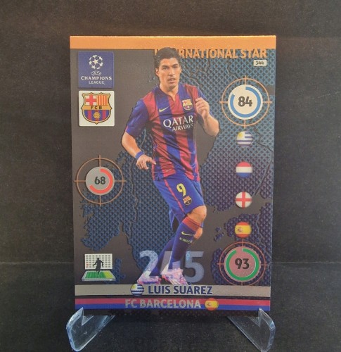 2014-15 Panini Champions League Luis Suarez Fc Barcelona /OC13