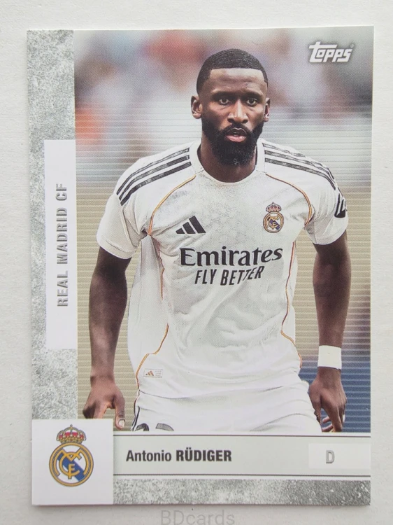 2025-26 Topps Team Set Antonio Rudiger Real Madryt
