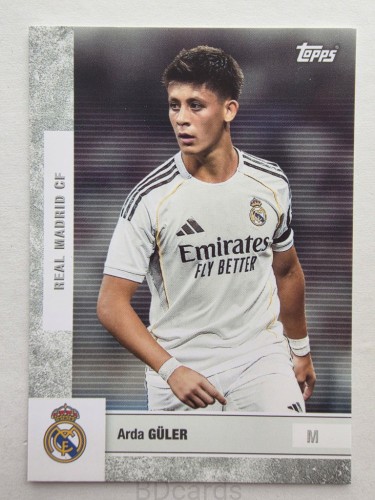 2025-26 Topps Team Set Arda Guler Real Madryt