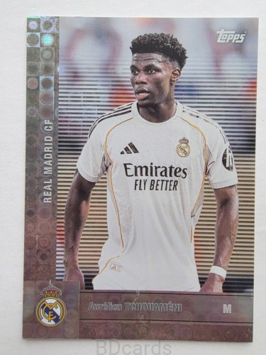 2025-26 Topps Team Set Aurelien Tchouameni Silver Madryt