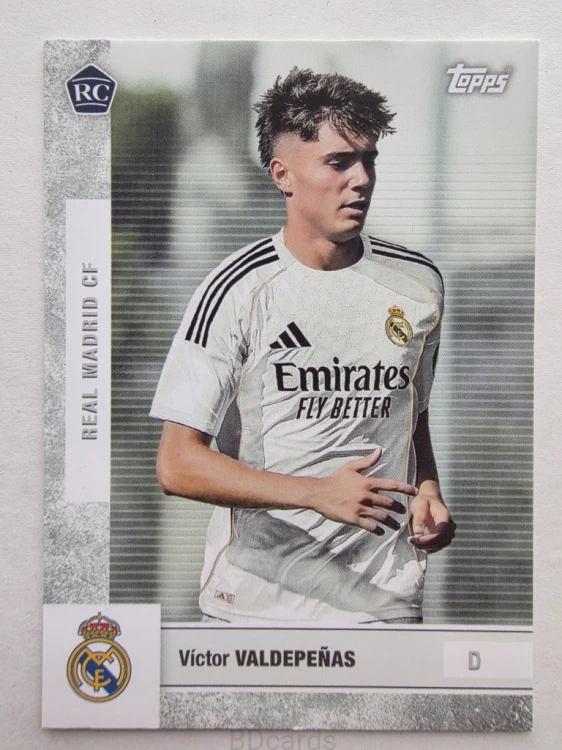 2025-26 Topps Team Set Victor Valdepenas Real Madryt