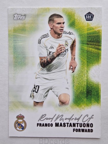 2025-26 Topps Team Set Franco Mastantuono Real Madryt /ST1
