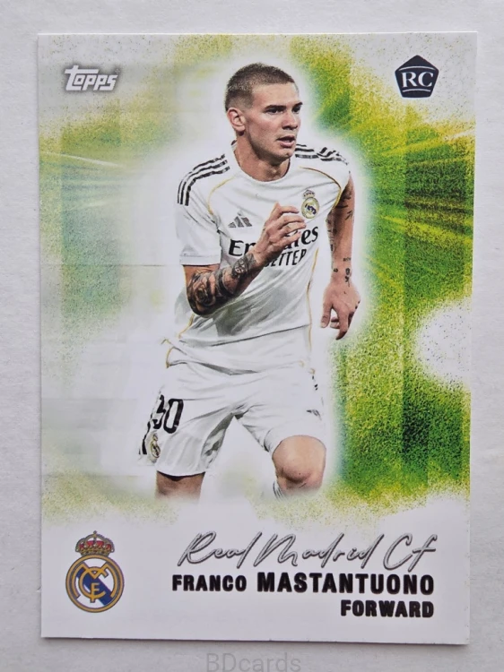 2025-26 Topps Team Set Franco Mastantuono Real Madryt /ST1