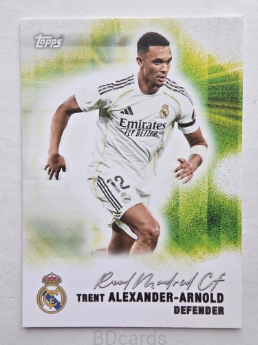 2025-26 Topps Team Set Trent Alexander-Arnold Real Madryt /ST2