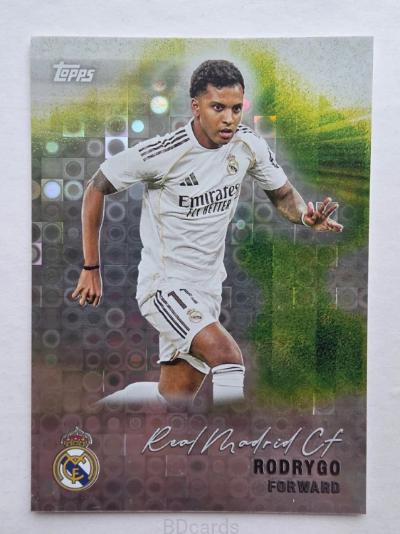 2025-26 Topps Team Set Rodrygo Silver Real Madryt /ST3