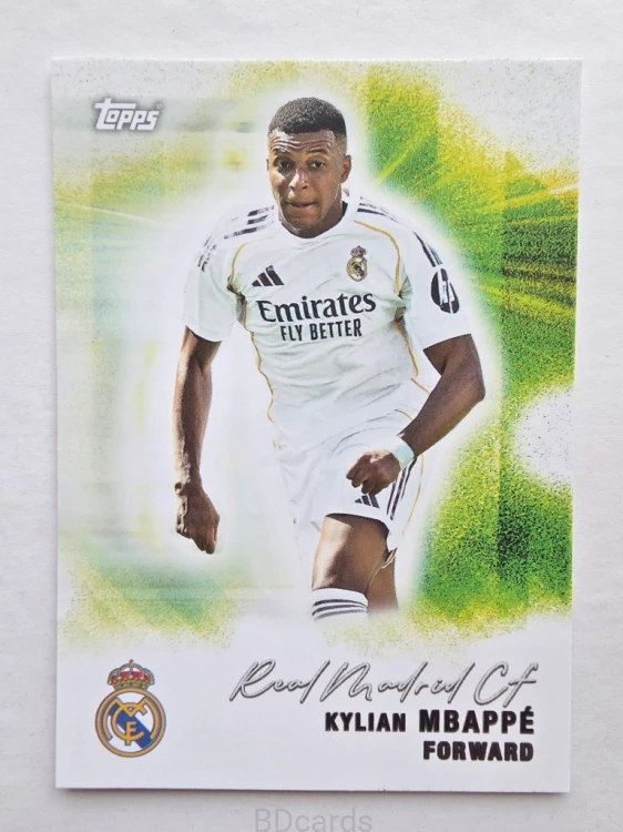 2025-26 Topps Team Set Kylian Mbappe Real Madryt /ST3