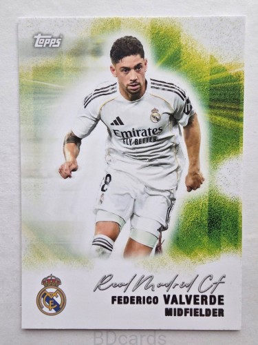 2025-26 Topps Team Set Federico Valverde Real Madryt /ST3