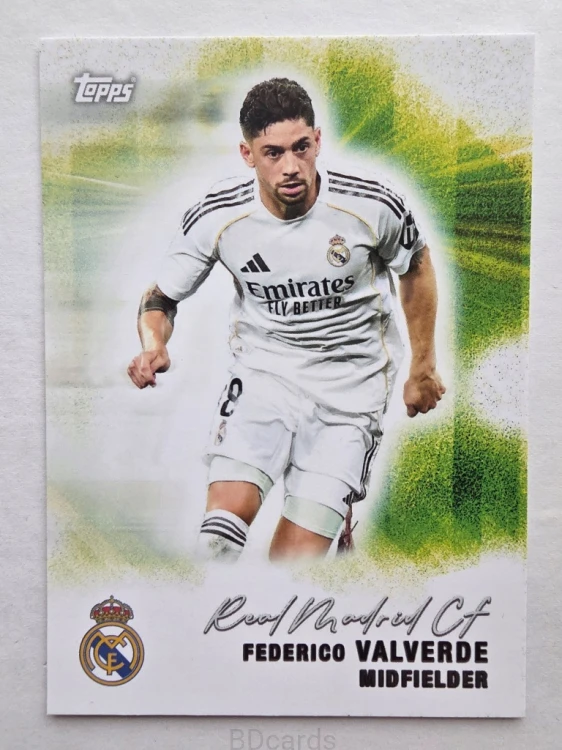 2025-26 Topps Team Set Federico Valverde Real Madryt /ST3
