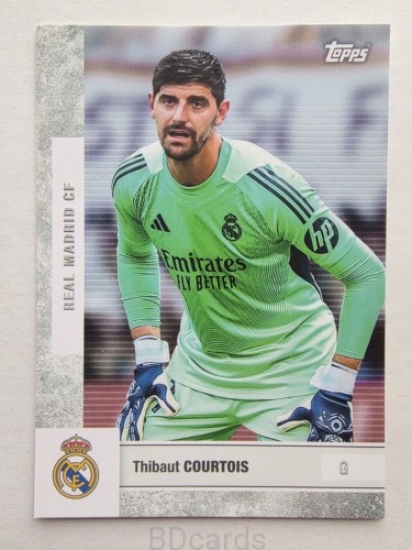 2025-26 Topps Team Set Thibaut Courtois Real Madryt