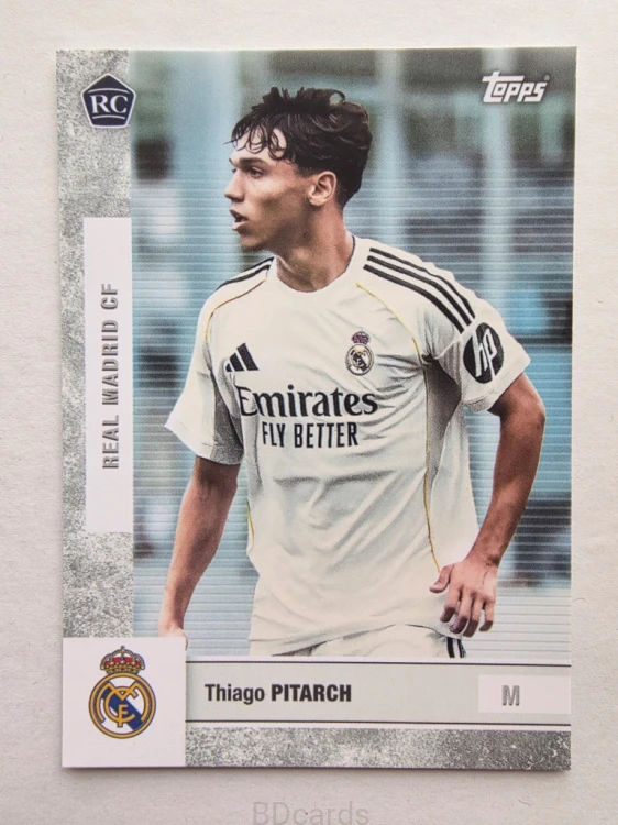 2025-26 Topps Team Set Thiago Pitarch Real Madryt
