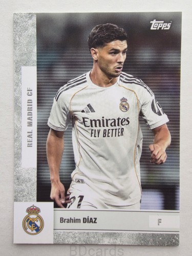 2025-26 Topps Team Set Brahim Diaz Real Madryt