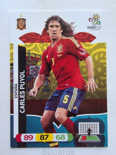 2012 Panini Euro Carlos Puyol Hiszpania