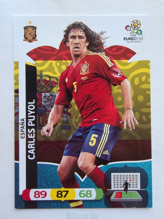 2012 Panini Euro Carlos Puyol Hiszpania