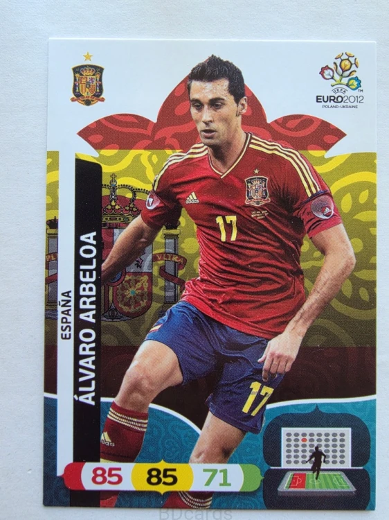 2012 Panini Euro Alvaro Arbeloa Hiszpania