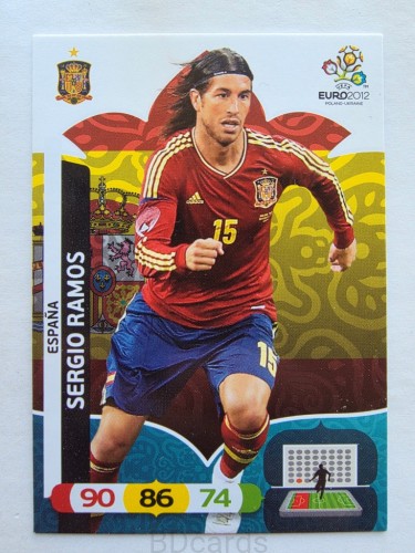 2012 Panini Euro Sergio Ramos Hiszpania