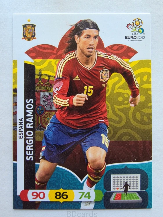 2012 Panini Euro Sergio Ramos Hiszpania