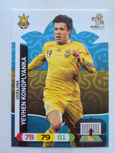 2012 Panini Euro Yevhen Konoplyanka Ukraina