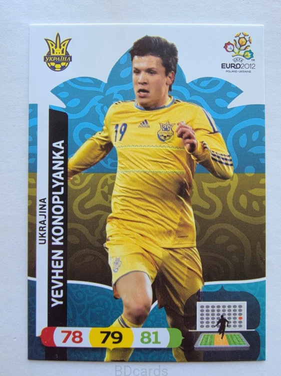 2012 Panini Euro Yevhen Konoplyanka Ukraina