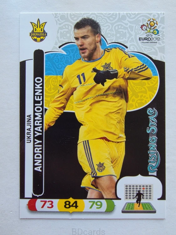 2012 Panini Euro Andriy Yarmolenko Ukraina