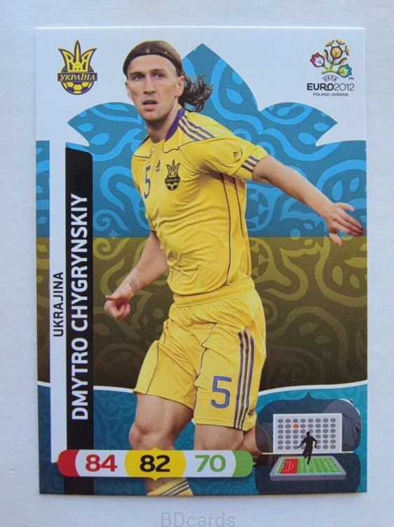 2012 Panini Euro Dmytro Chygrynskiy Ukraina