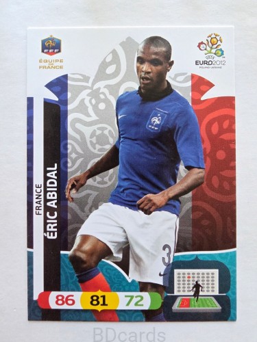 2012 Panini Euro Eric Abidal Francja