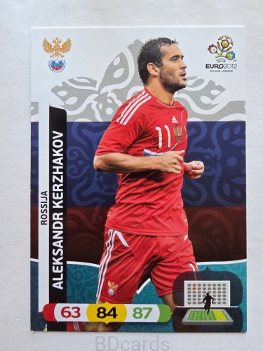2012 Panini Euro Aleksandr Kerzhakov Rosja