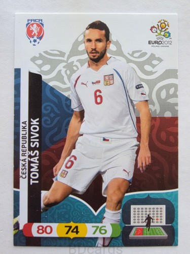 2012 Panini Euro Tomas Sivok Czechy