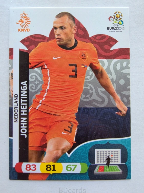 2012 Panini Euro John Heitinga Holandia