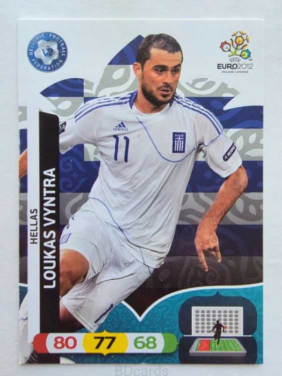 2012 Panini Euro Loukas Vyntra Grecja