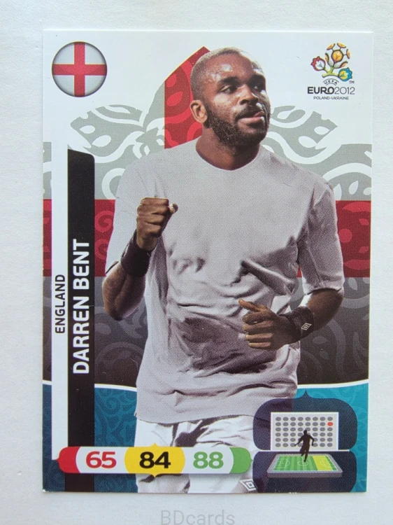 2012 Panini Euro Darren Bent Anglia