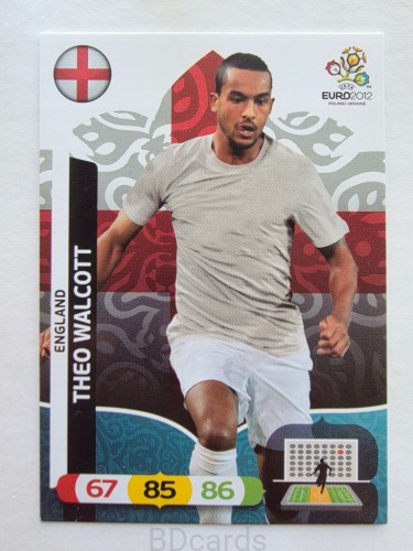 2012 Panini Euro Theo Walcott Anglia