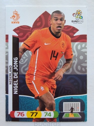 2012 Panini Euro Nigel De Jong Holandia