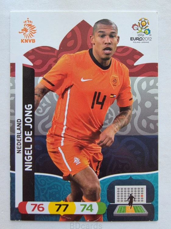 2012 Panini Euro Nigel De Jong Holandia