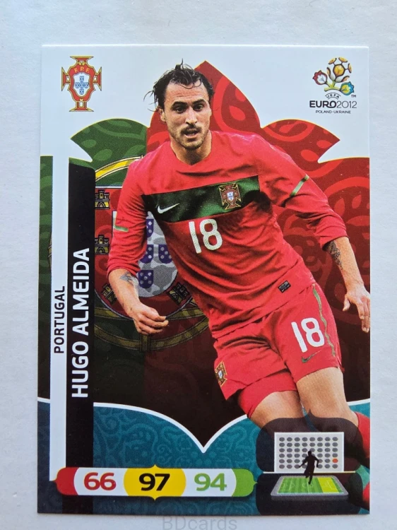 2012 Panini Euro Hugo Almeida Portugalia