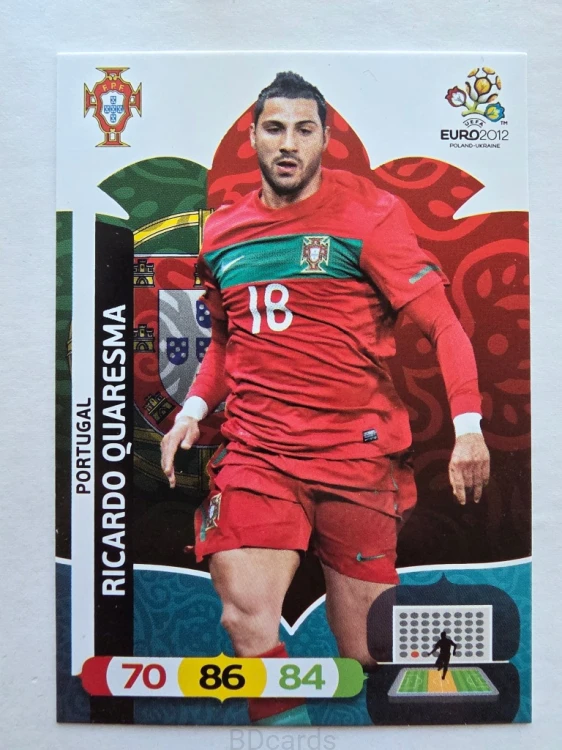 2012 Panini Euro Ricardo Quaresma Portugalia