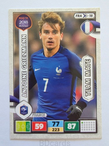 2018 Panini Road To World Cup Russia Antoine Griezmann Francja Fra 18