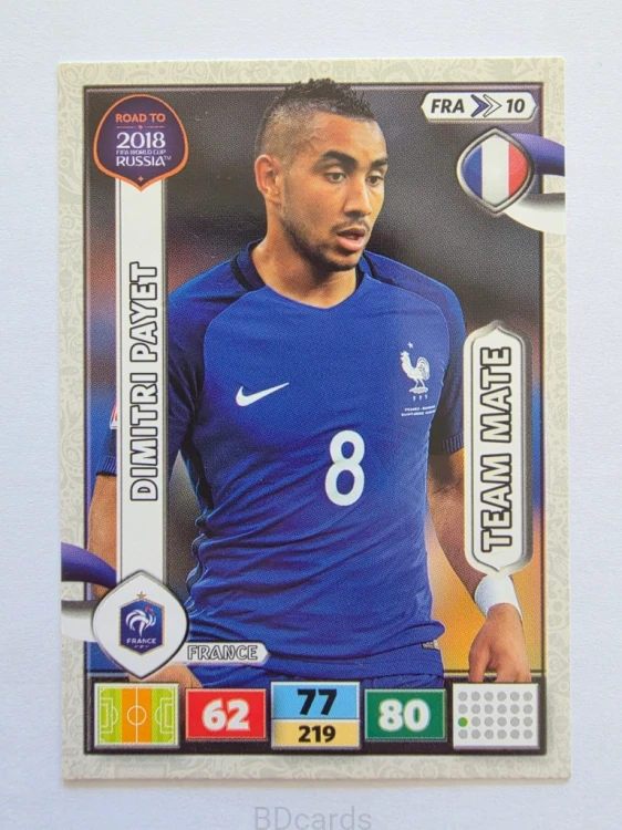 2018 Panini Road To World Cup Russia Dimitri Payet Francja Fra 10