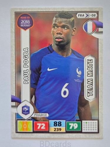 2018 Panini Road To World Cup Russia Paul Pogba Francja Fra 8
