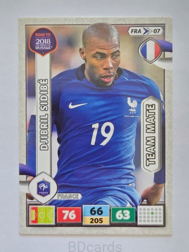2018 Panini Road To World Cup Russia Djibril Sidibe Francja Fra 7