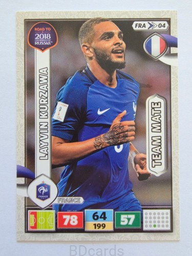 2018 Panini Road To World Cup Russia Layvin Kurzawa Francja Fra 4