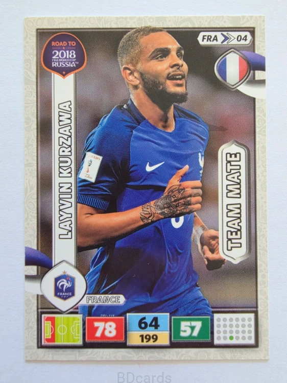 2018 Panini Road To World Cup Russia Layvin Kurzawa Francja Fra 4