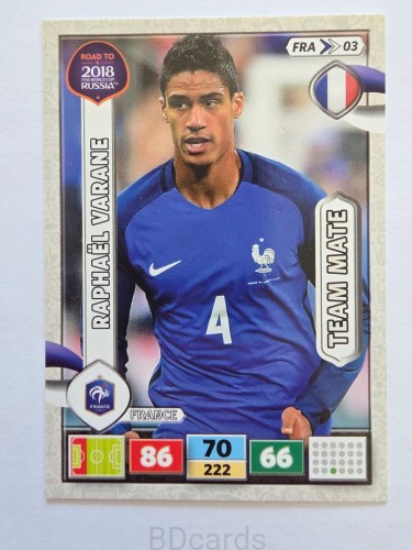 2018 Panini Road To World Cup Russia Raphael Varane Francja Fra 3