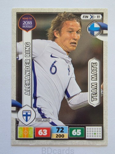 2018 Panini Road To World Cup Russia Alexander Ring Finlandia Fin 11