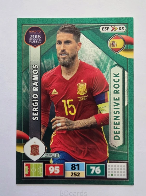 2018 Panini Road To World Cup Russia Ramos Defensive Hiszpania Esp 5