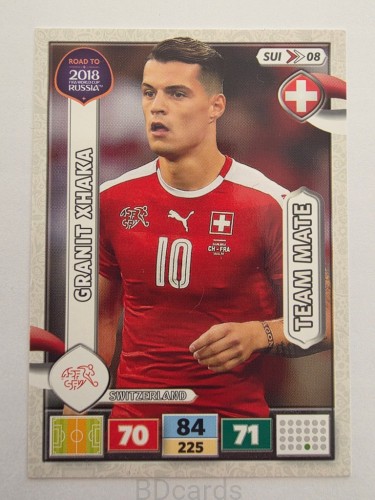 2018 Panini Road To World Cup Russia Xhaka Szwajcaria Sui 8